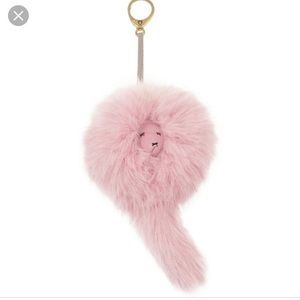Brand new Shrimps faux fur keychain